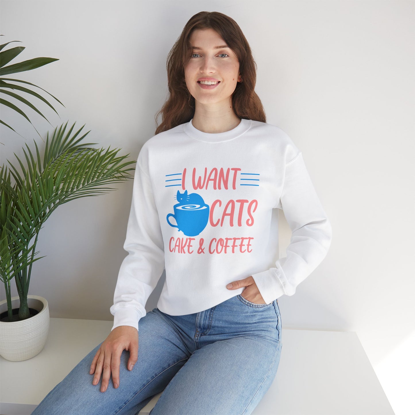 Cats Cake & C☕ffee Sweatshirt