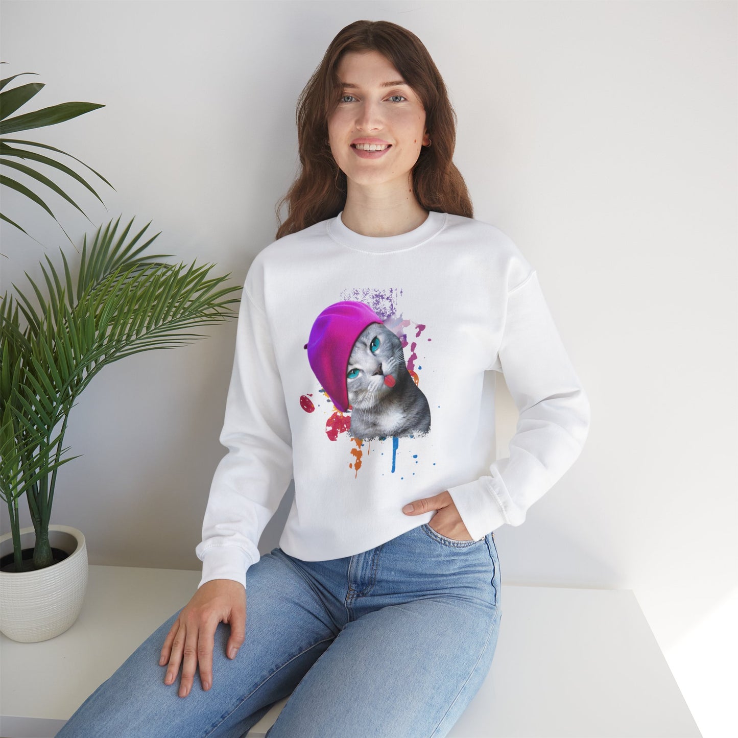 Beret Girl Sweatshirt