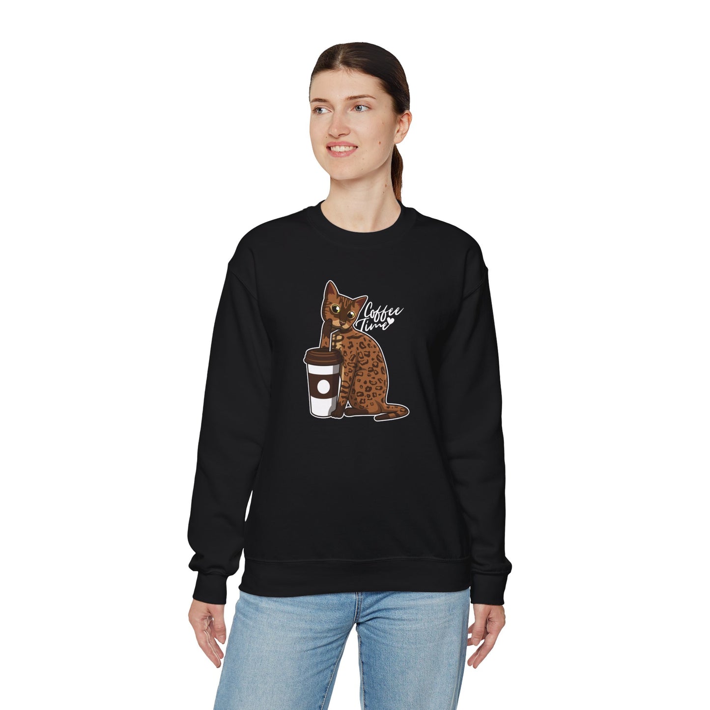 Drinking Cat Sweatshirt