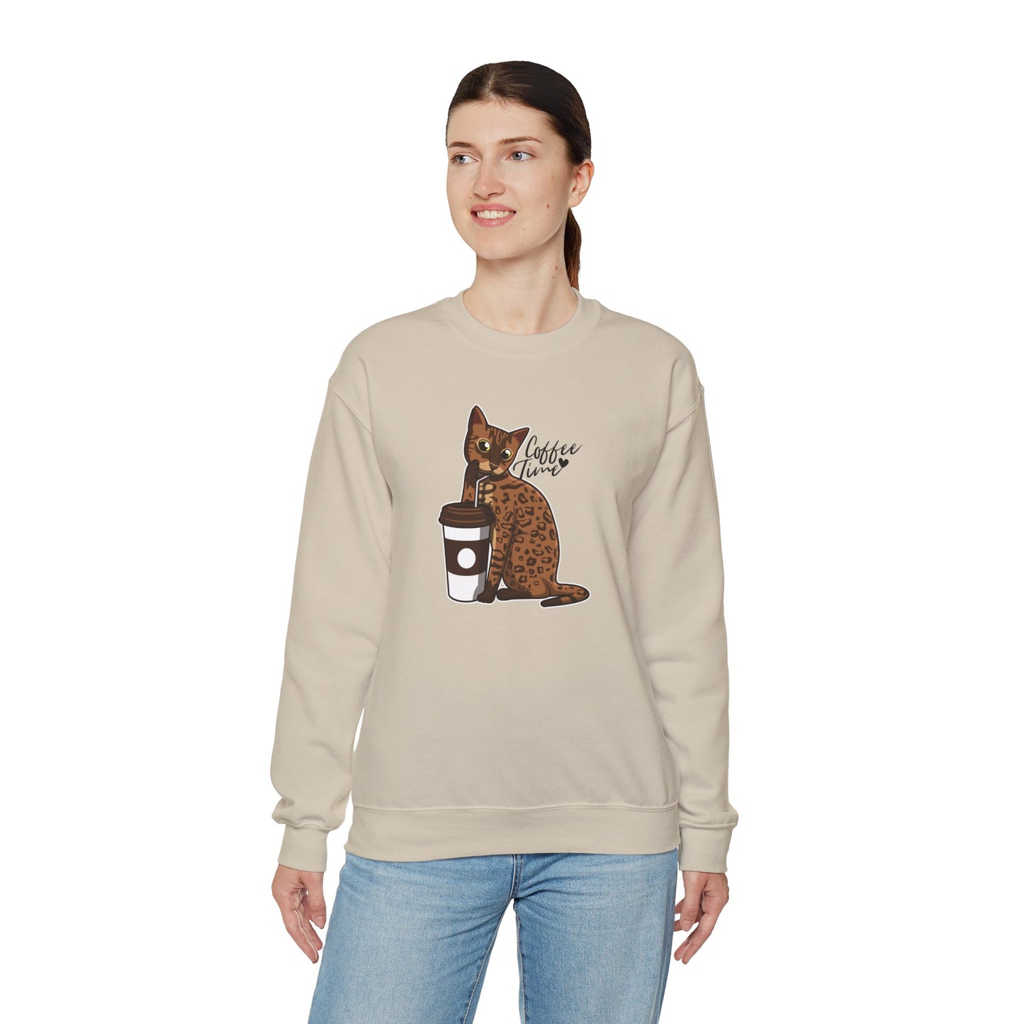 Drinking Cat Sweatshirt