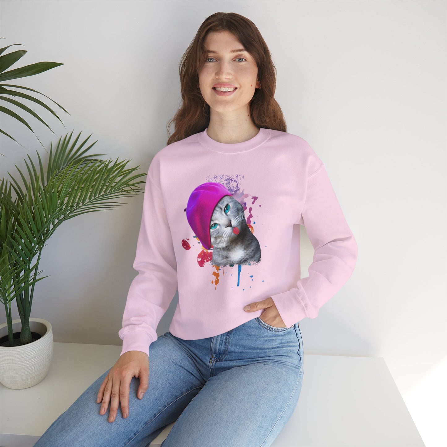 Beret Girl Sweatshirt