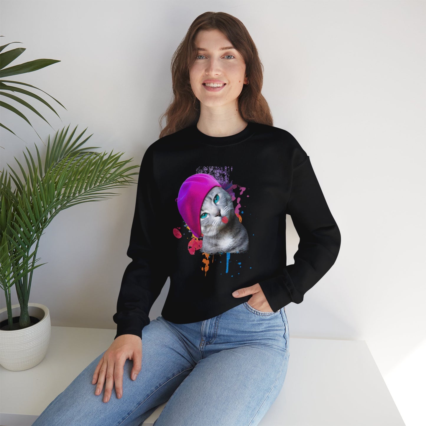 Beret Girl Sweatshirt