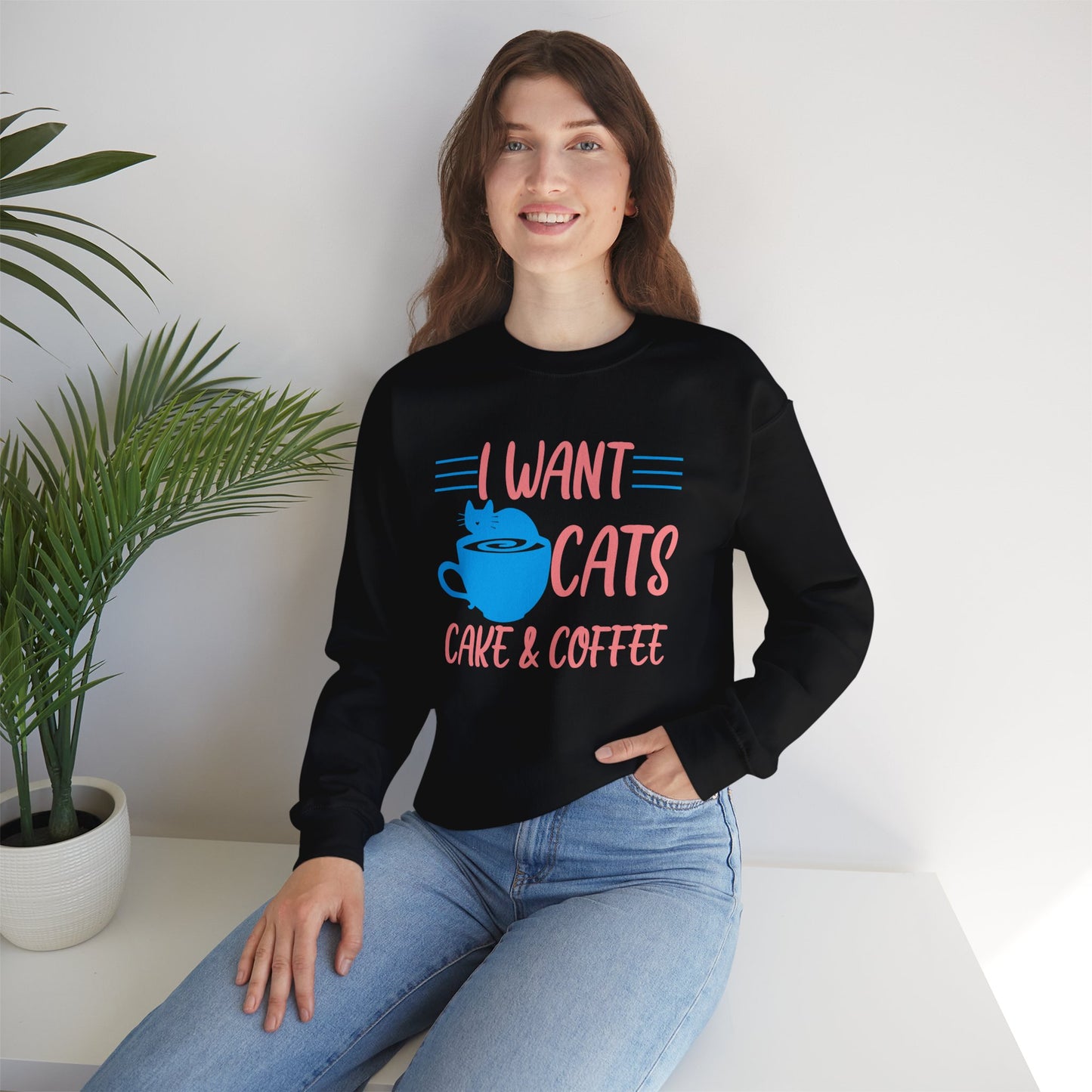 Cats Cake & C☕ffee Sweatshirt