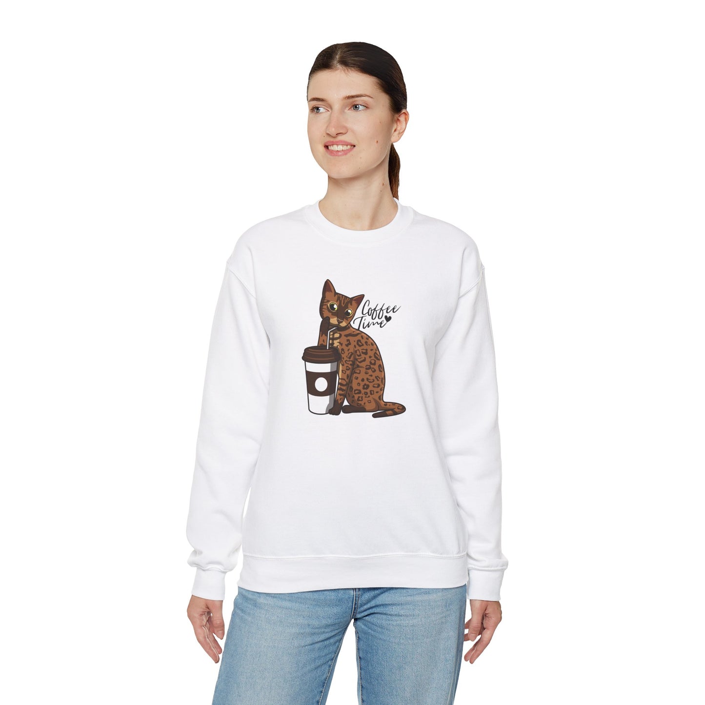 Drinking Cat Sweatshirt