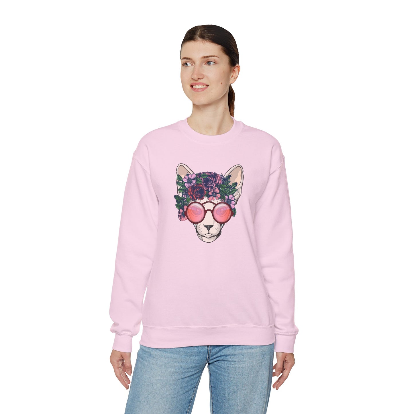 Flower Sphynx Sweatshirt