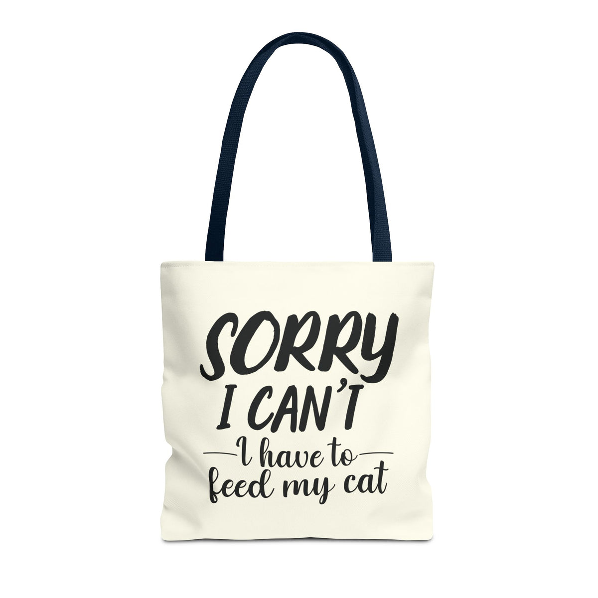 Feed My Cat Tote Bag (Cream)
