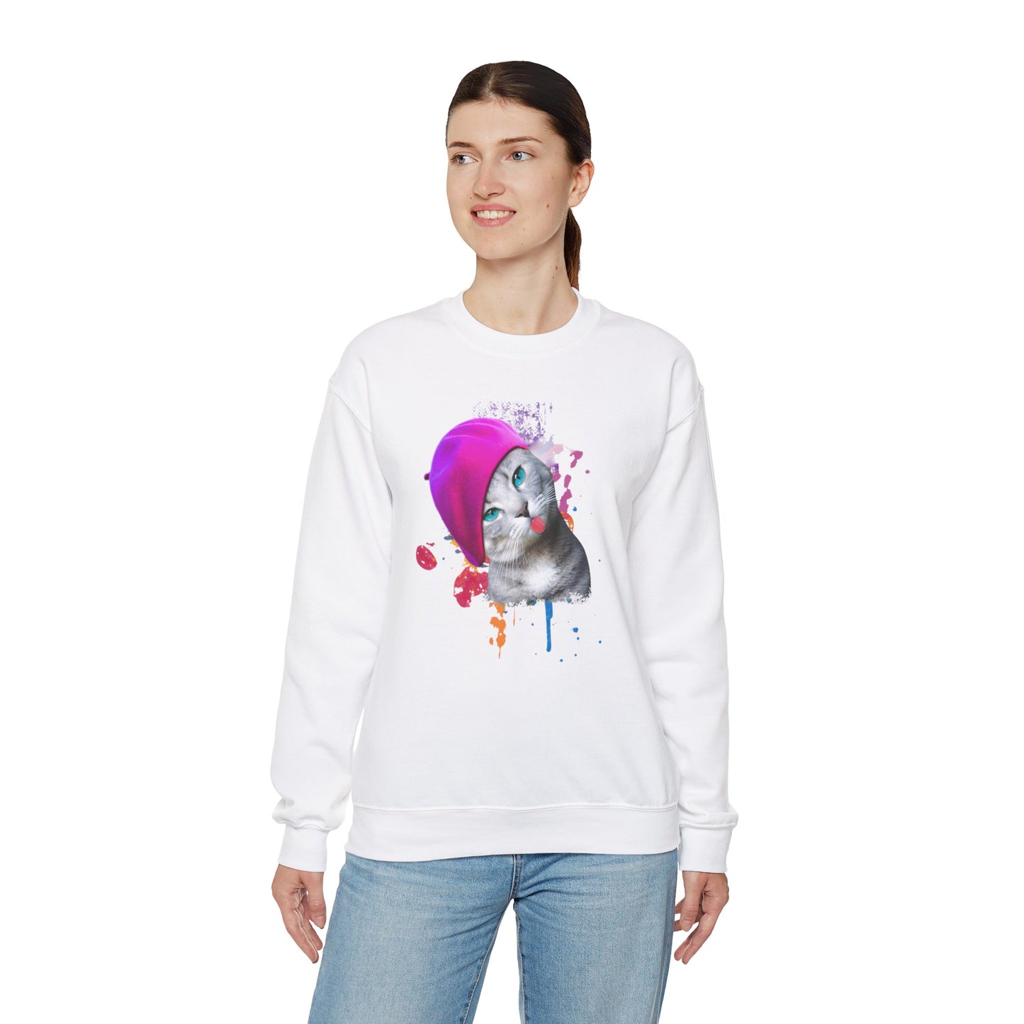 Beret Girl Sweatshirt