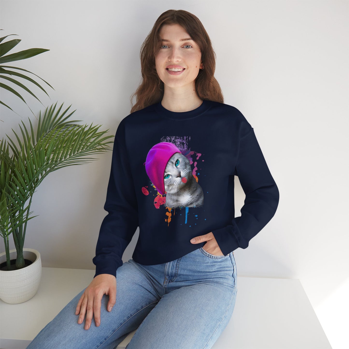 Beret Girl Sweatshirt