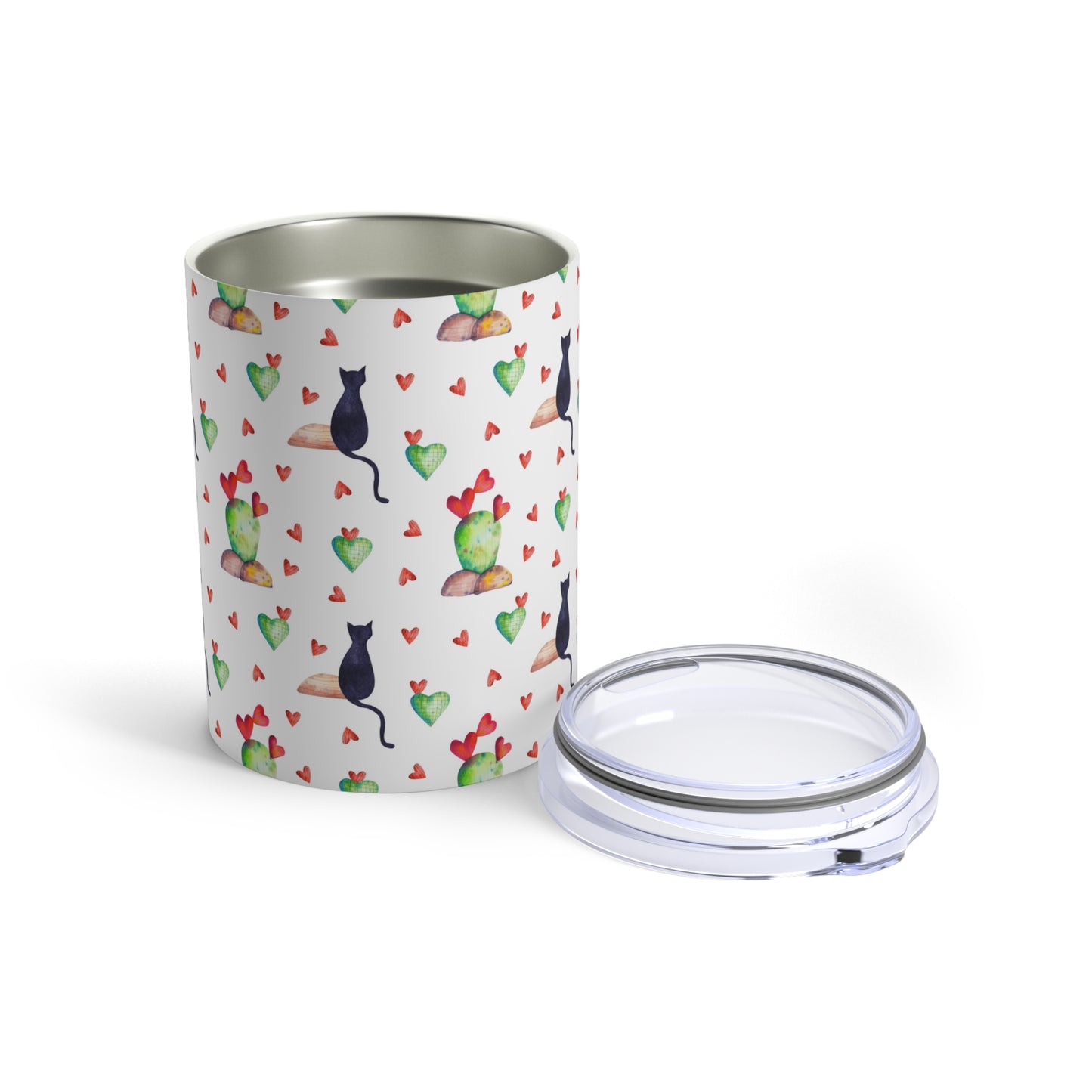 Alone Time Cat Themed Travel Tumbler 10oz