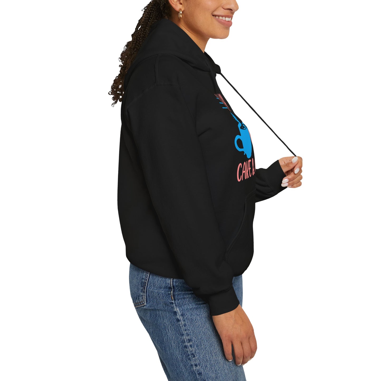 Black Cats Cake & Coffee Hooded Sweater Unisex