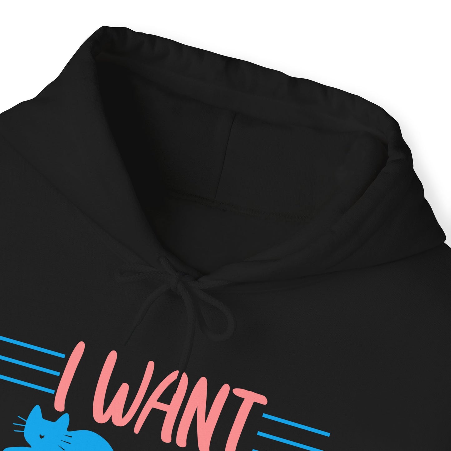 Black Cats Cake & Coffee Hooded Sweater Unisex