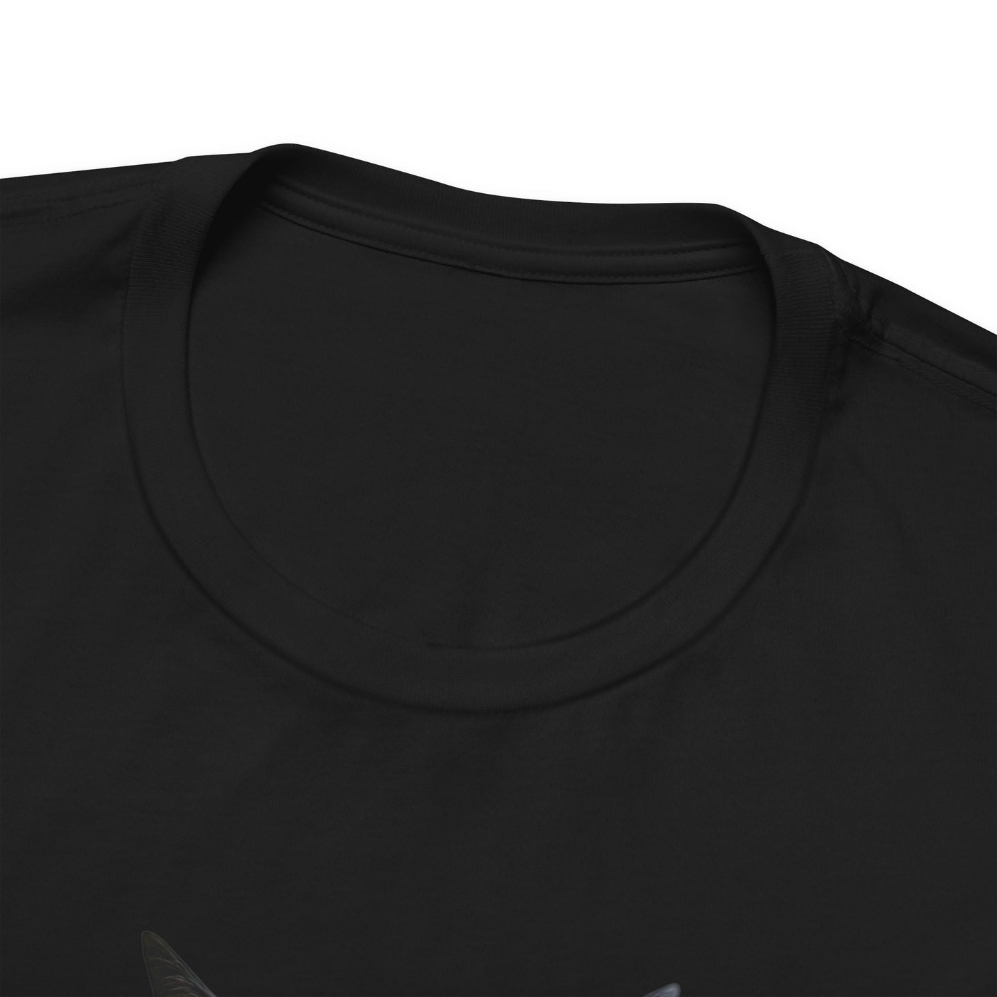 Black Super Cat T-Shirt Unisex Crew Neck
