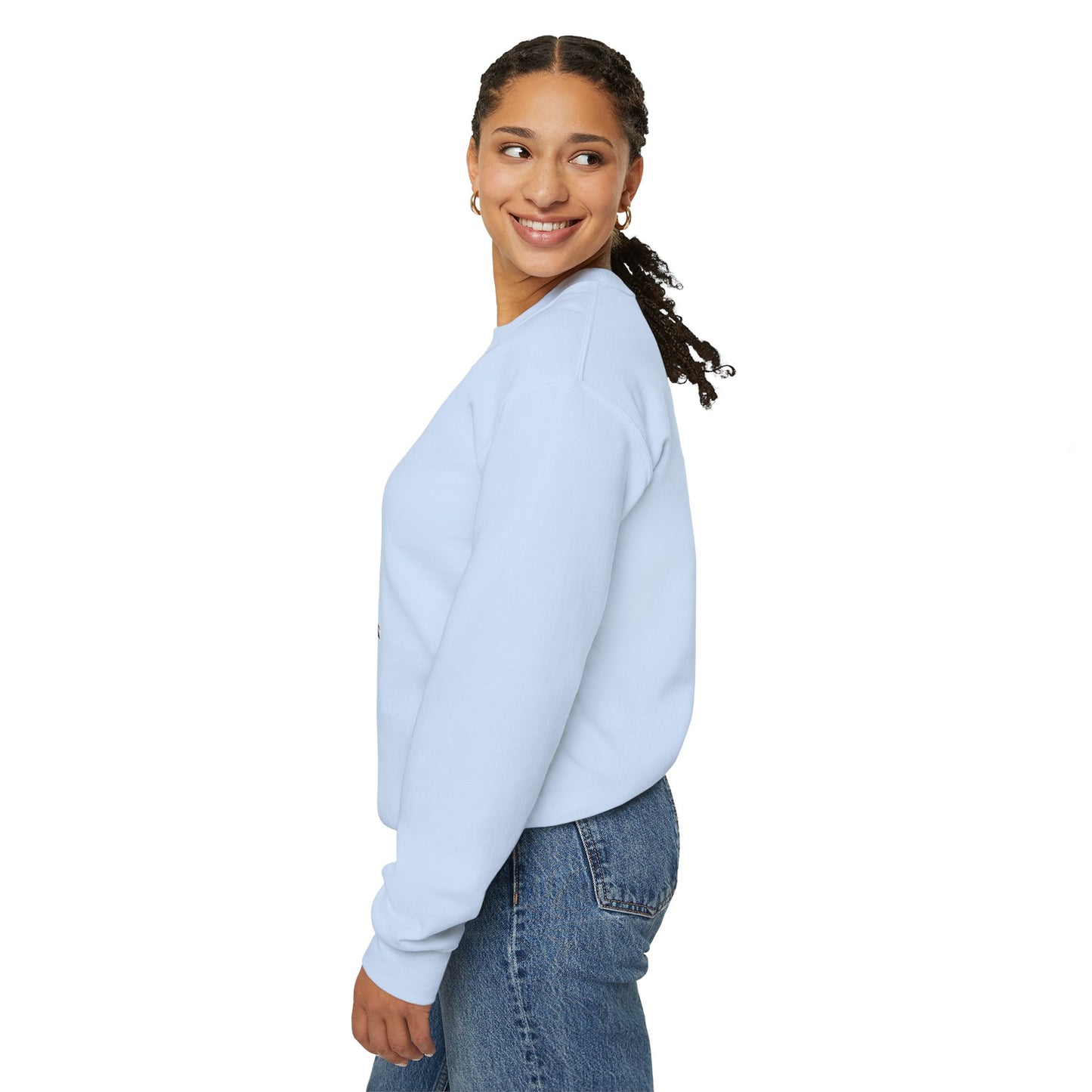 Pale Blue Maine Coon Cat Addict Crewneck Unisex Sweatshirt