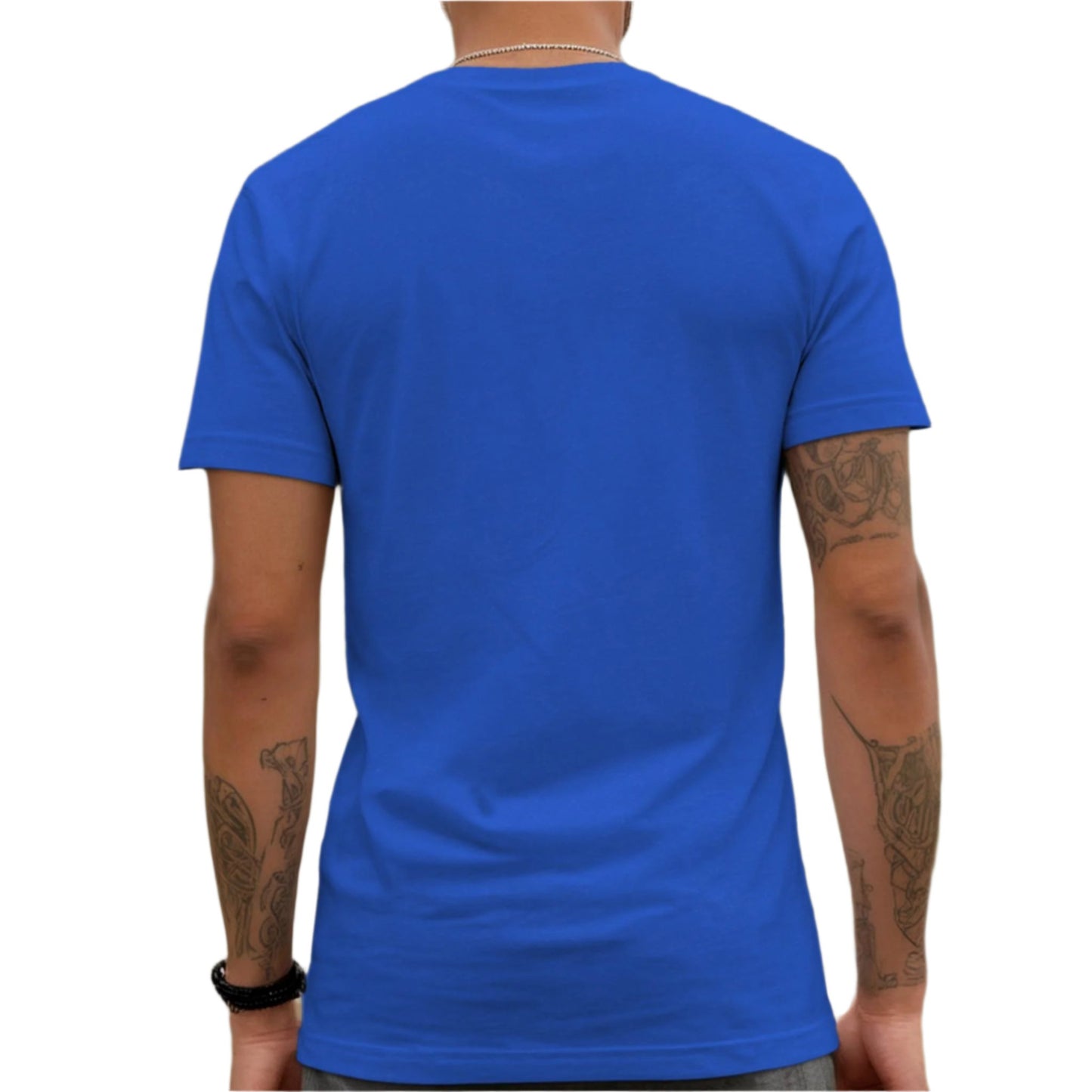 Royal Blue Not Lazy Cat T-Shirt Unisex V-Neck