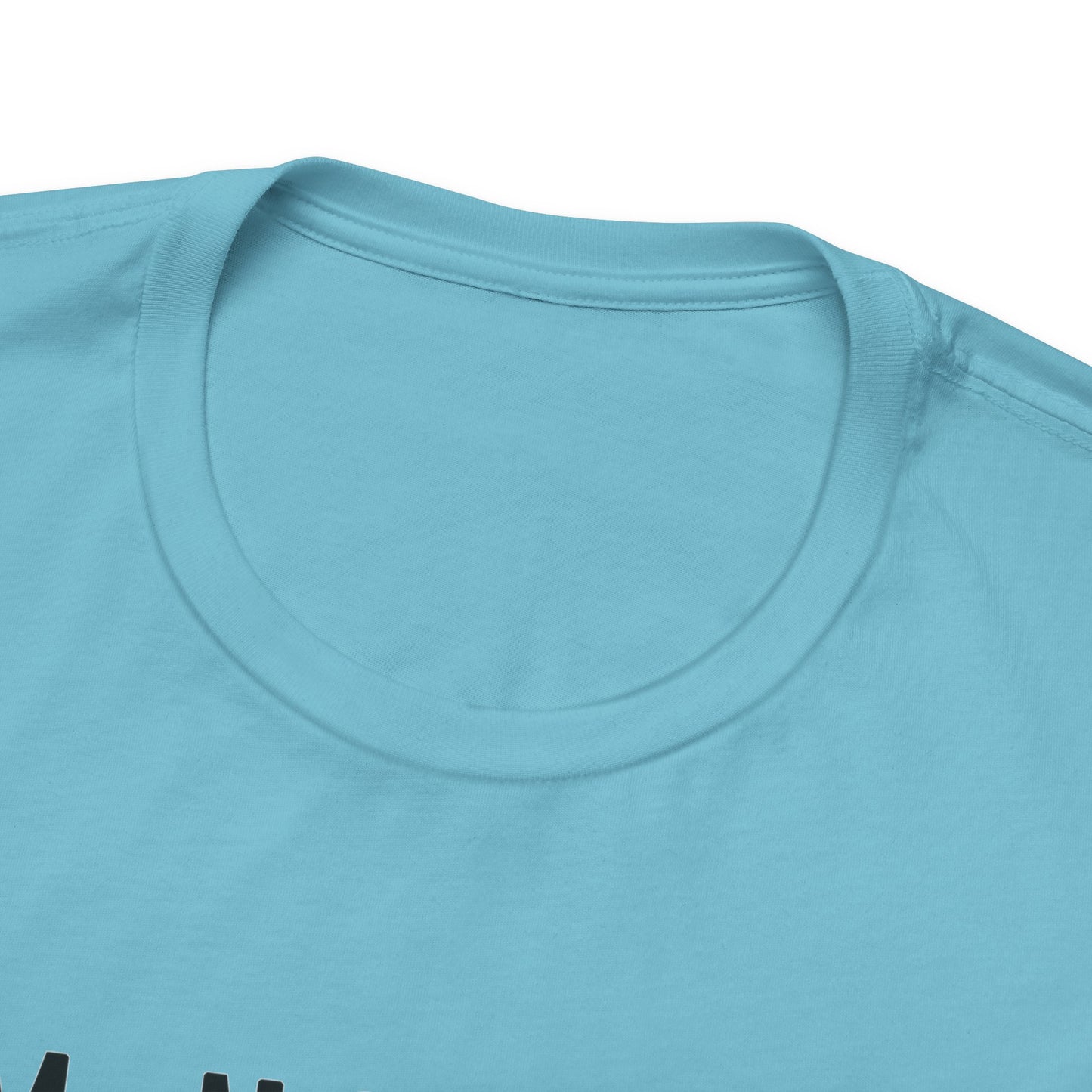 Turquoise Not Lazy T-Shirt Cat Theme Unisex Crew Neck