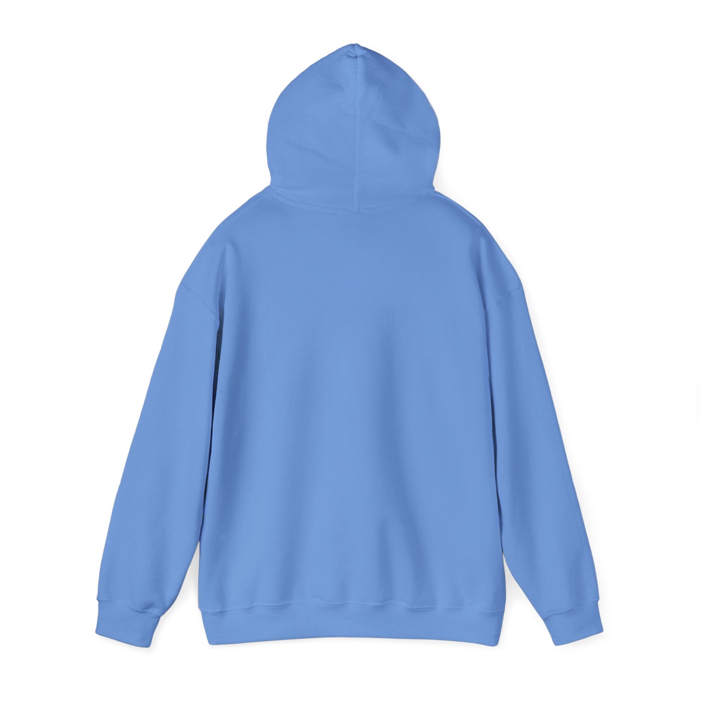 Carolina Blue Yoga Pose Cat Themed Hooded Sweater Unisex
