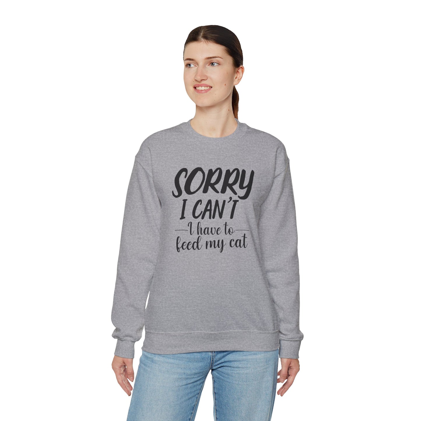 Oyster Feed My Cat Crewneck Sweater Unisex