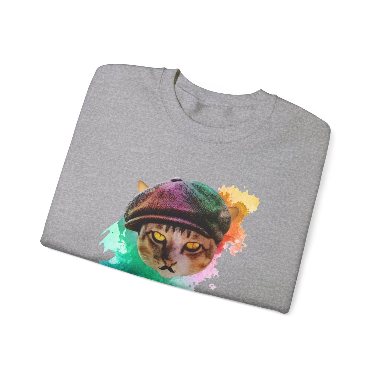 Oyster Baker Boy Cat Themed Crewneck Unisex Sweatshirt