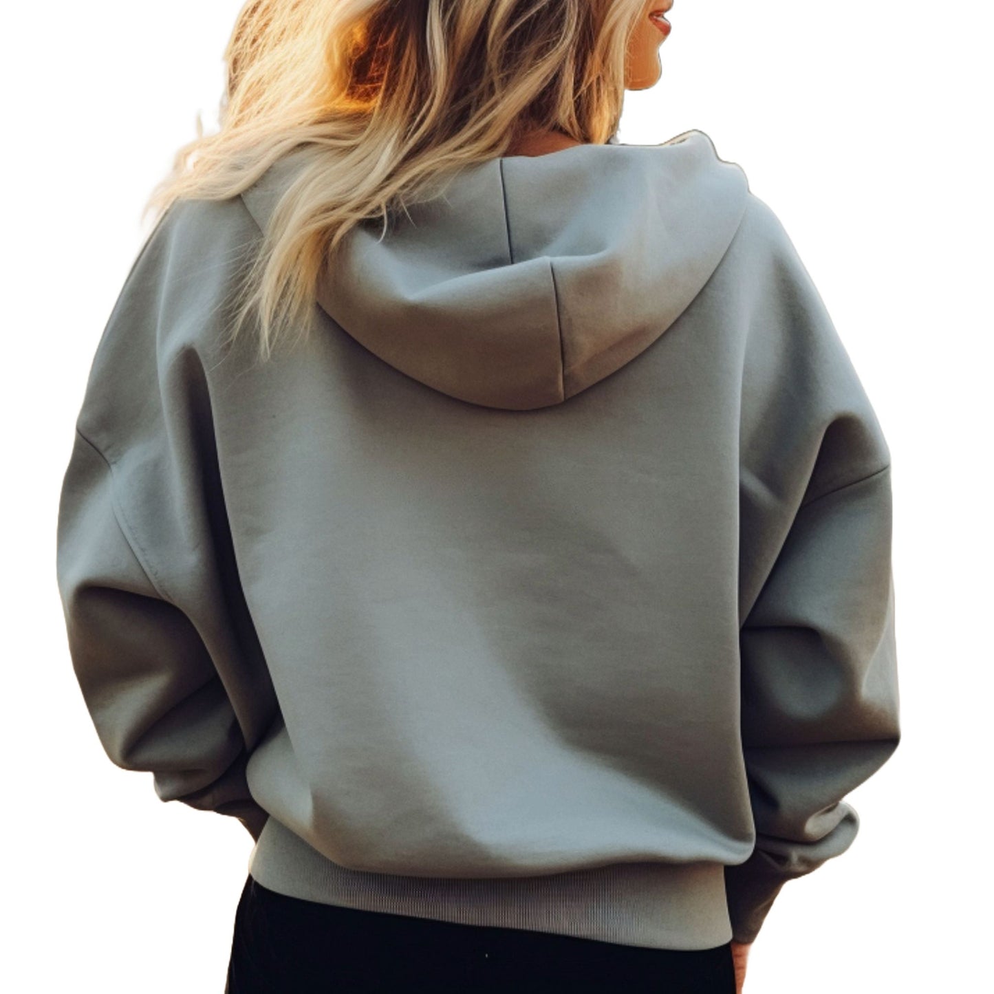 Oyster Beret_Girl_Cat_Themed_Hooded_sweatshirt