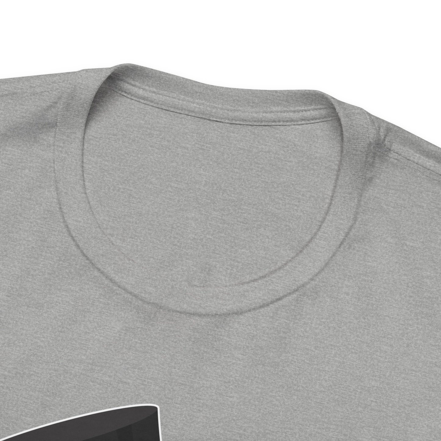 Heather Gray Cat Addict T-Shirt Unisex Crew Neck
