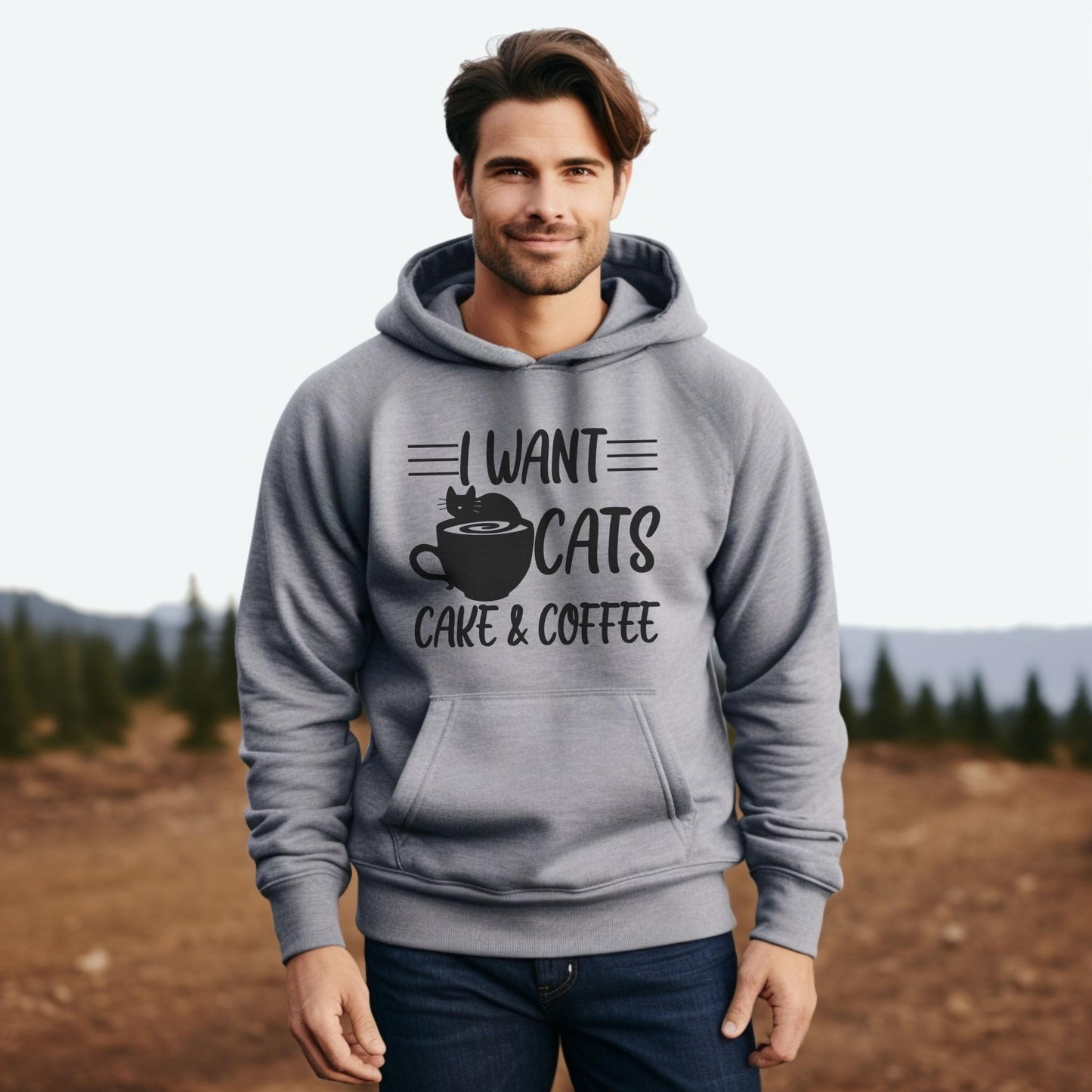 Oyster Cats Cake & Coffee Hooded Sweater Unisex