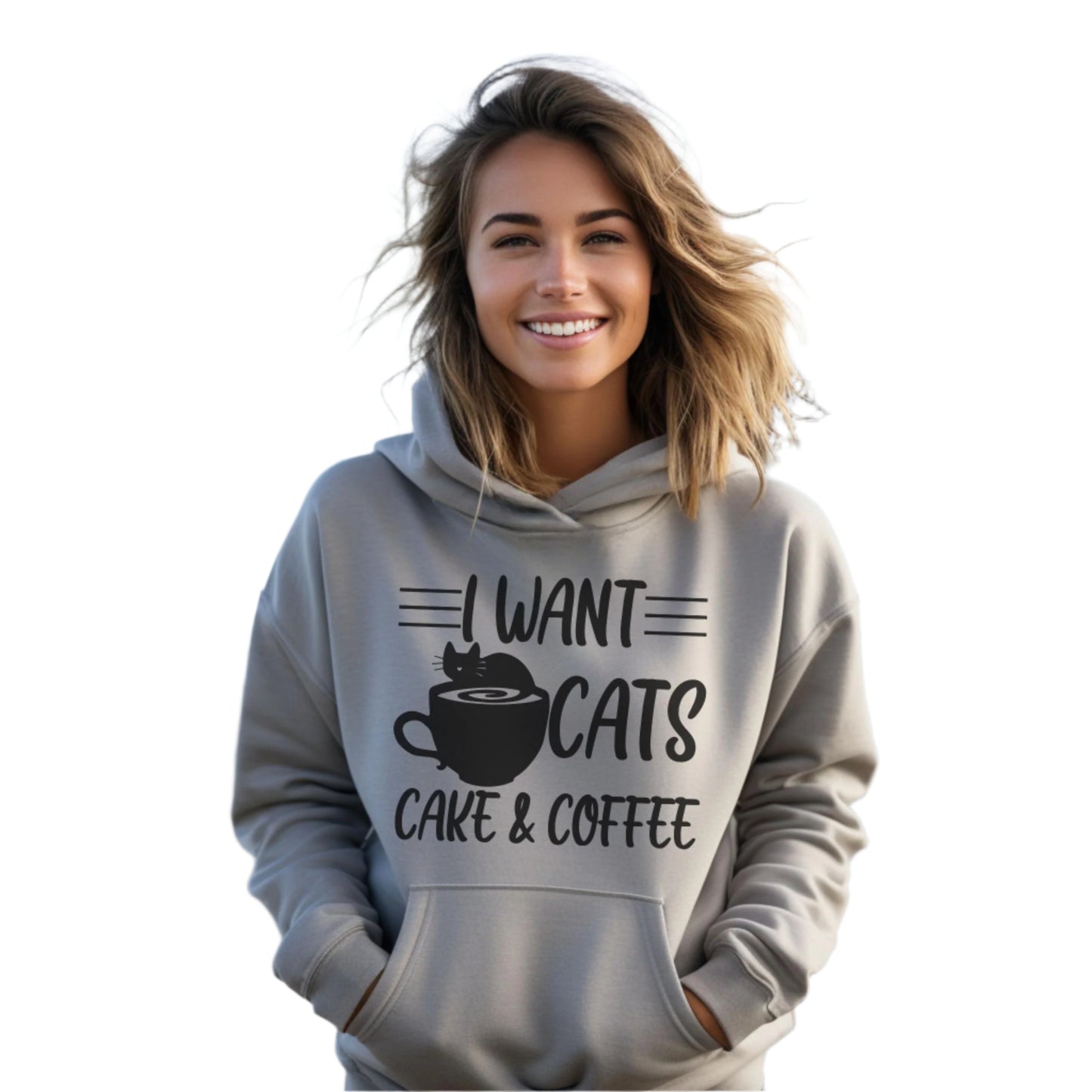 Oyster Cats Cake & Coffee Hooded Sweater Unisex