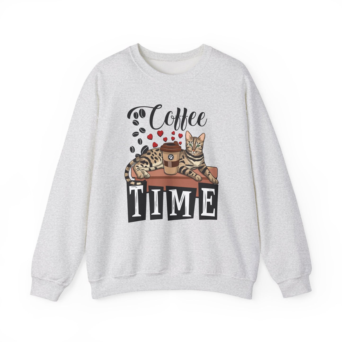 C☕ffee Beans & Love Hearts Sweatshirt