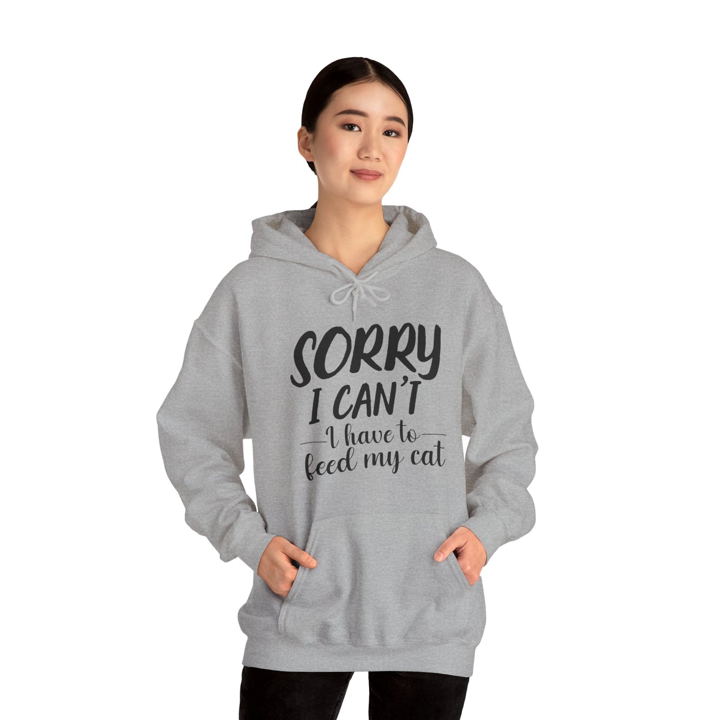 Oyster Feed My Cat Hooded Sweatshirt Unisex