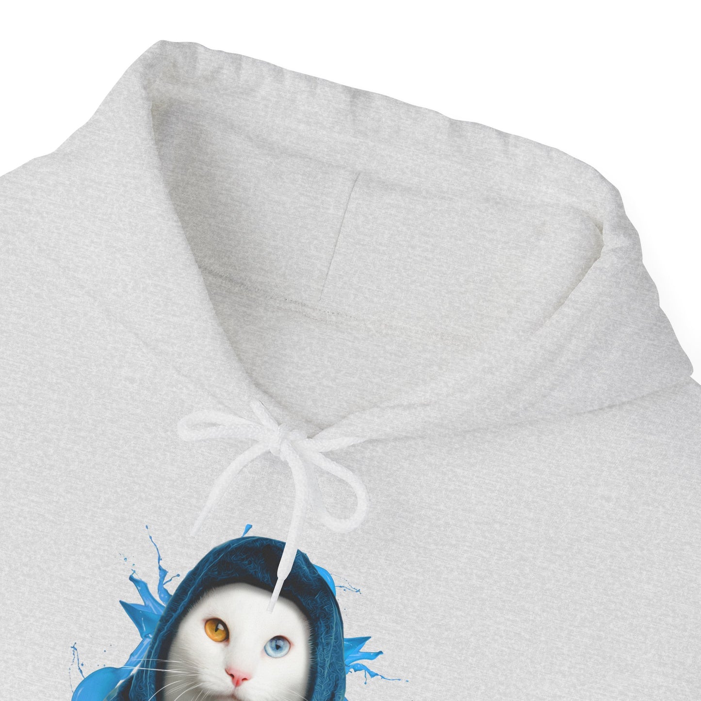 Ash Headscarf Cat Themed Hooded Sweatshirt Unisex