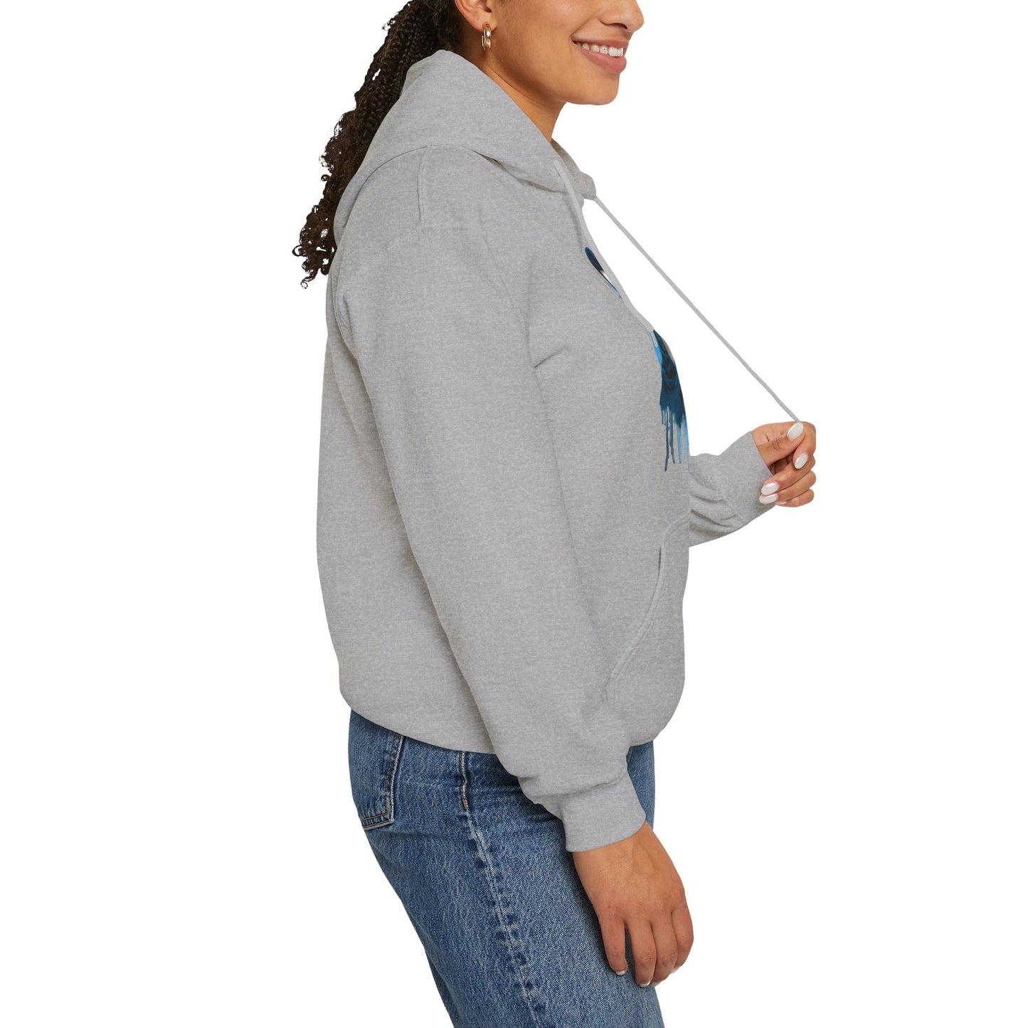 Oyster Headscarf Cat Themed Hooded Sweatshirt Unisex