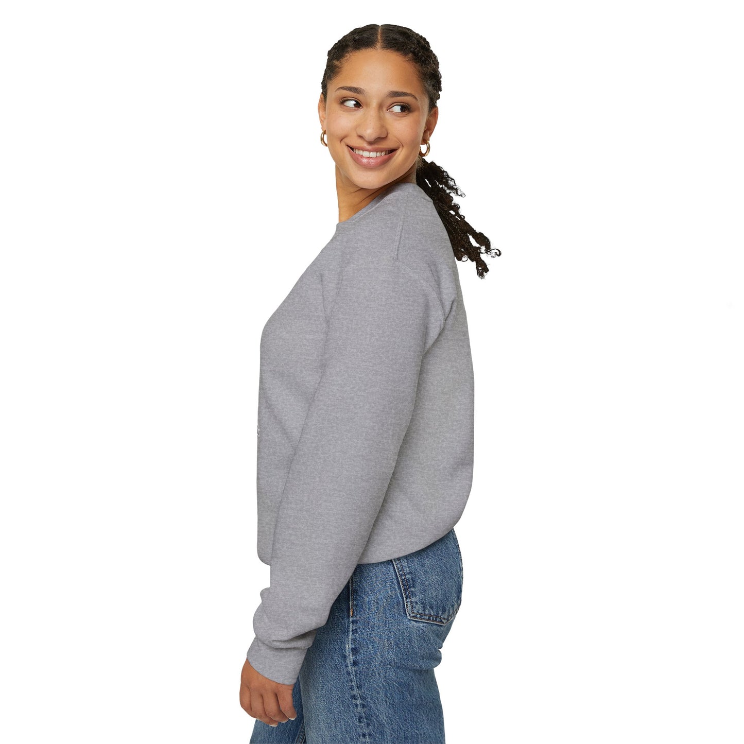 Oyster Maine Coon Cat Addict Crewneck Unisex Sweatshirt