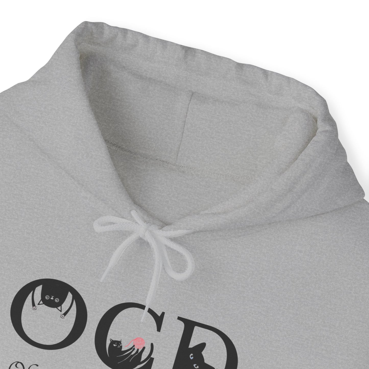 Oyster OCD Cat Themed Unisex Hooded Sweatshirt