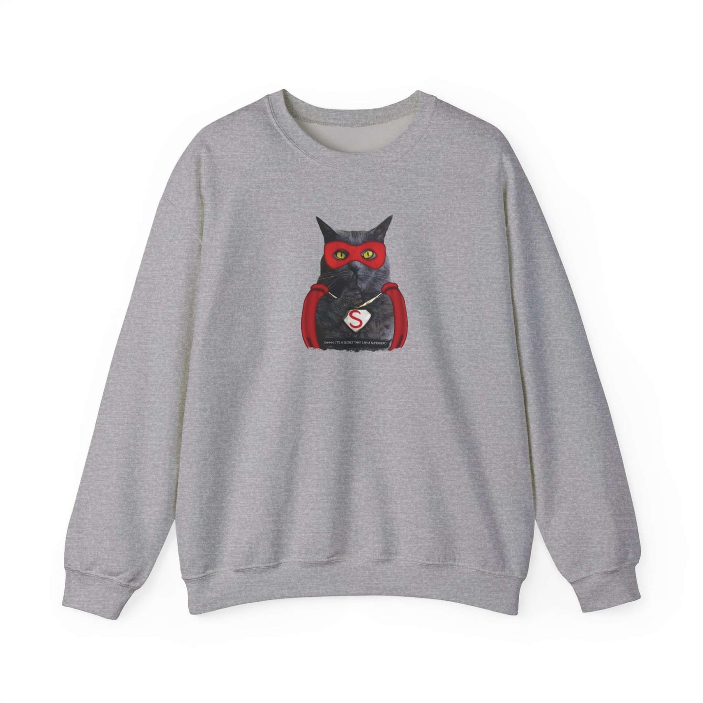 Oyster Super Cat Crewneck Unisex Sweatshirt
