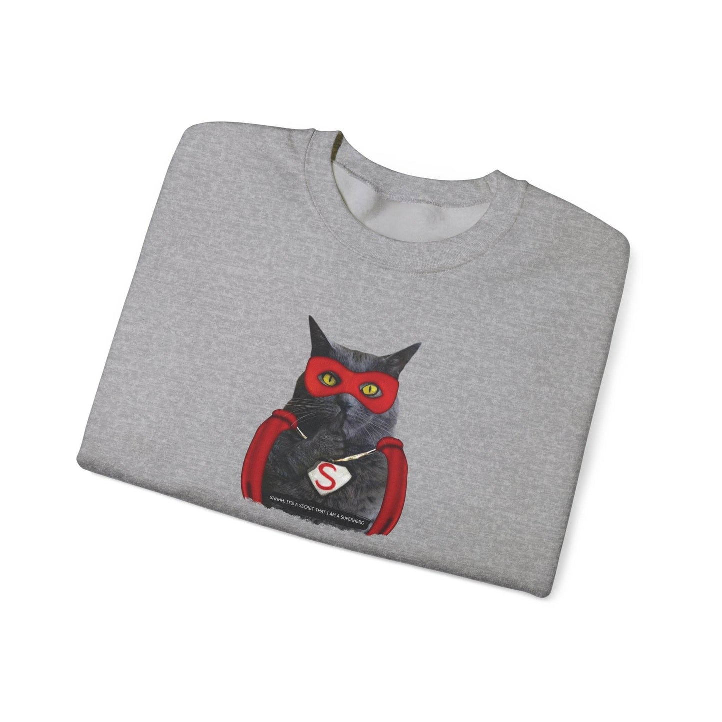Oyster Super Cat Crewneck Unisex Sweatshirt
