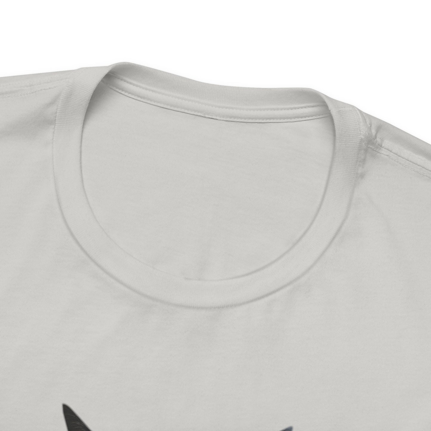 Silver Super Cat T-Shirt Unisex Crew Neck