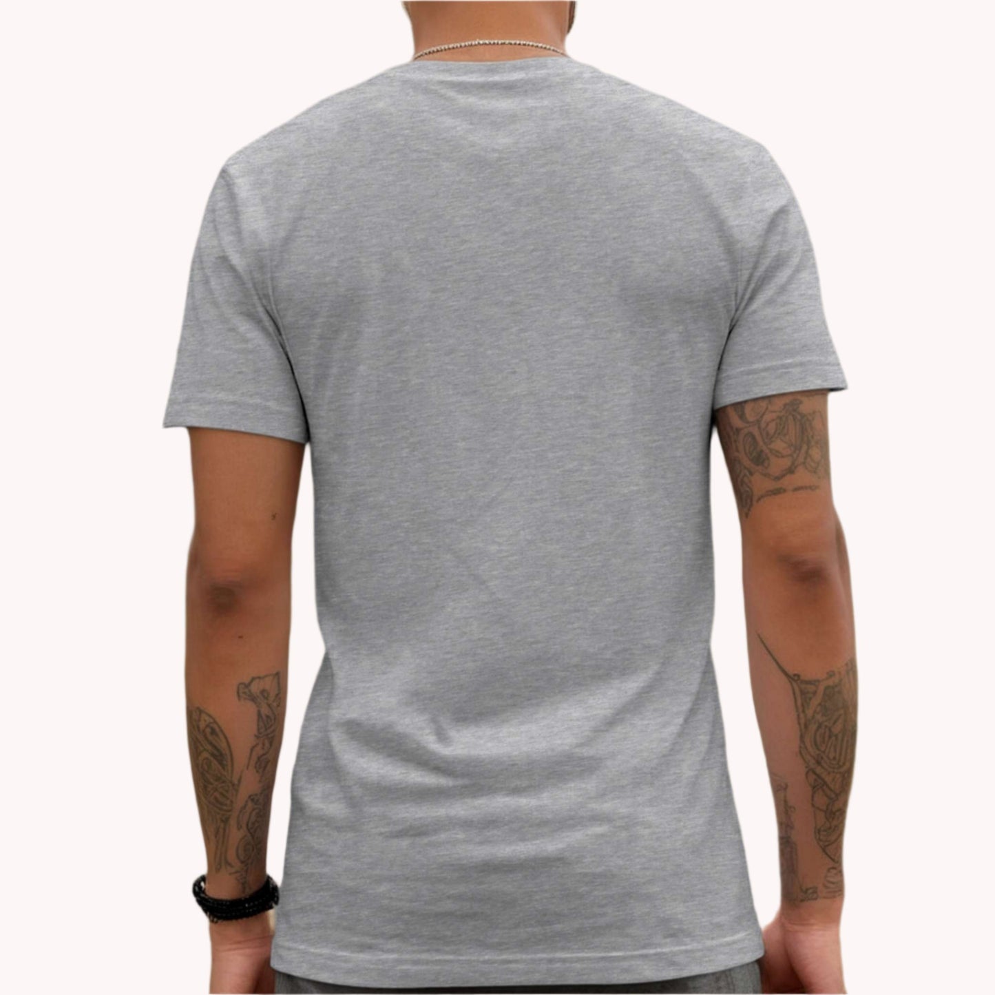 Heather Gray Cats Over Brats V-Neck T-Shirt