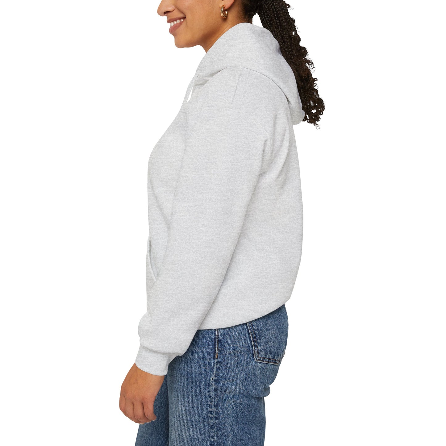 Ash Yoga Pose Cat Themed Hooded Sweater Unisex
