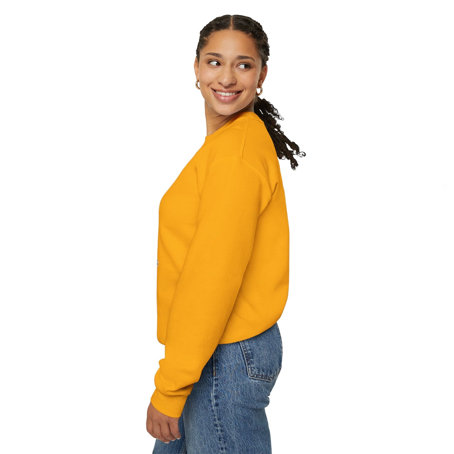 Gold Maine Coon Cat Addict Crewneck Unisex Sweatshirt