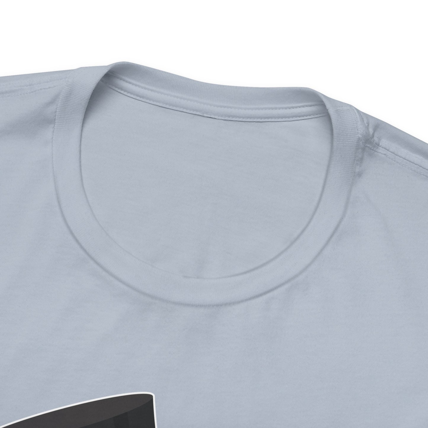 Light Blue Cat Addict T-Shirt Unisex Crew Neck