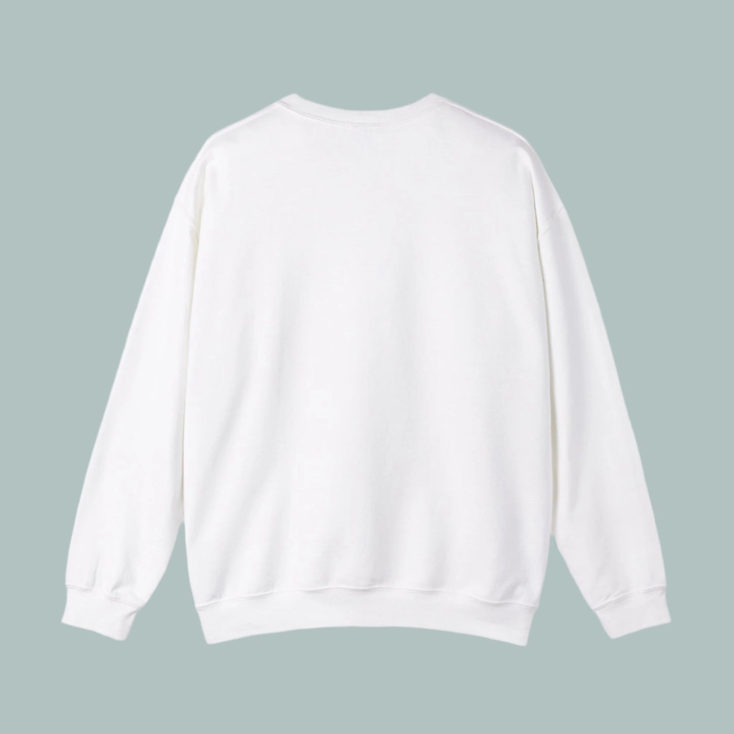 White Feed My Cat Crewneck Sweater Unisex