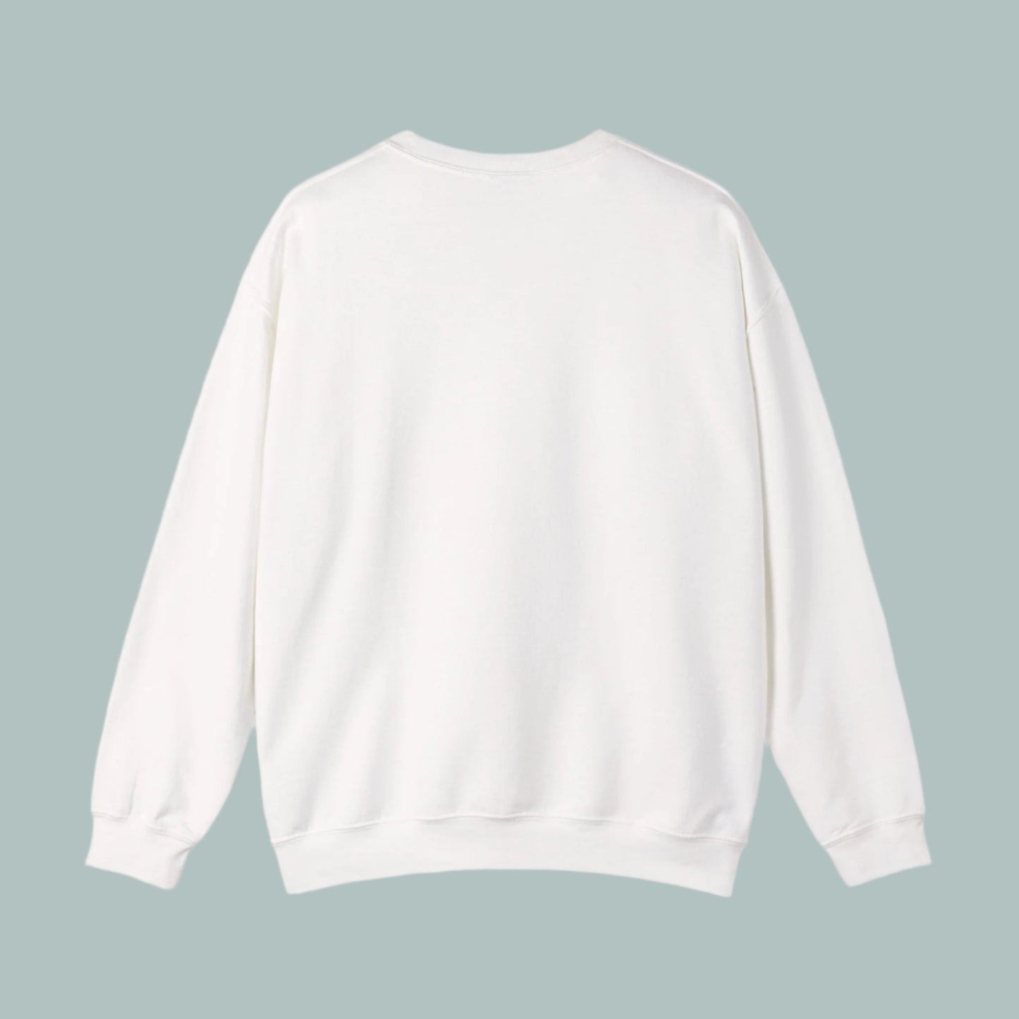 White Not Lazy Crewneck Unisex Cat Themed Sweatshirt
