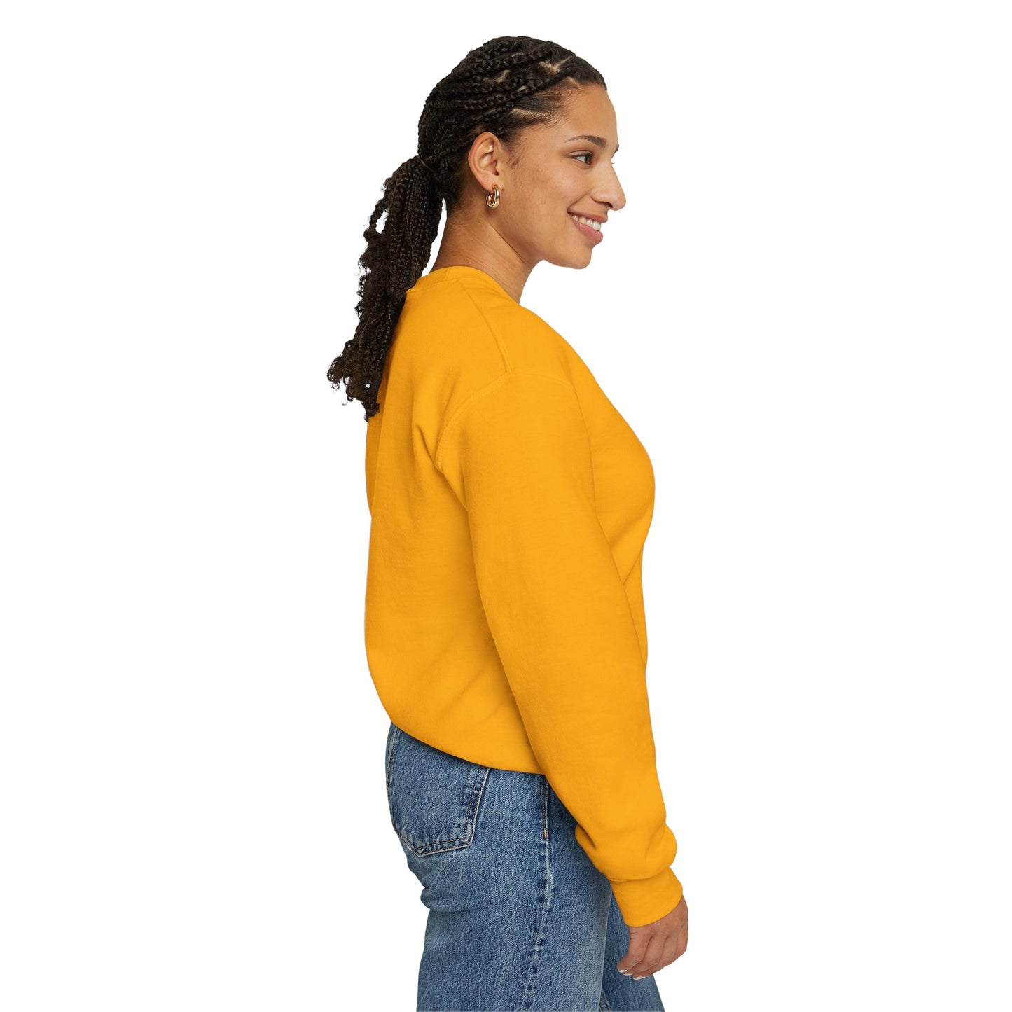 Gold Cats Over Brats Crewneck Unisex Sweatshirt