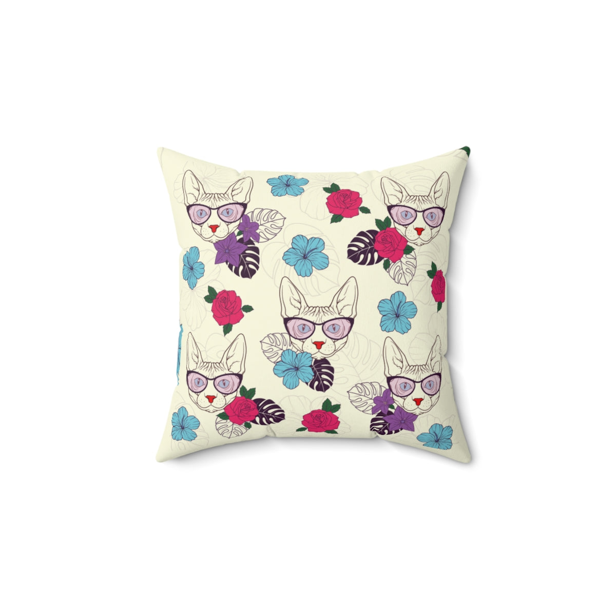 Flower Sphynx Pillow