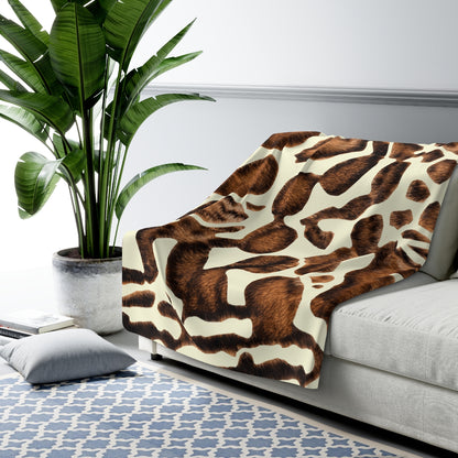 Bengal Brown Fleece Blanket