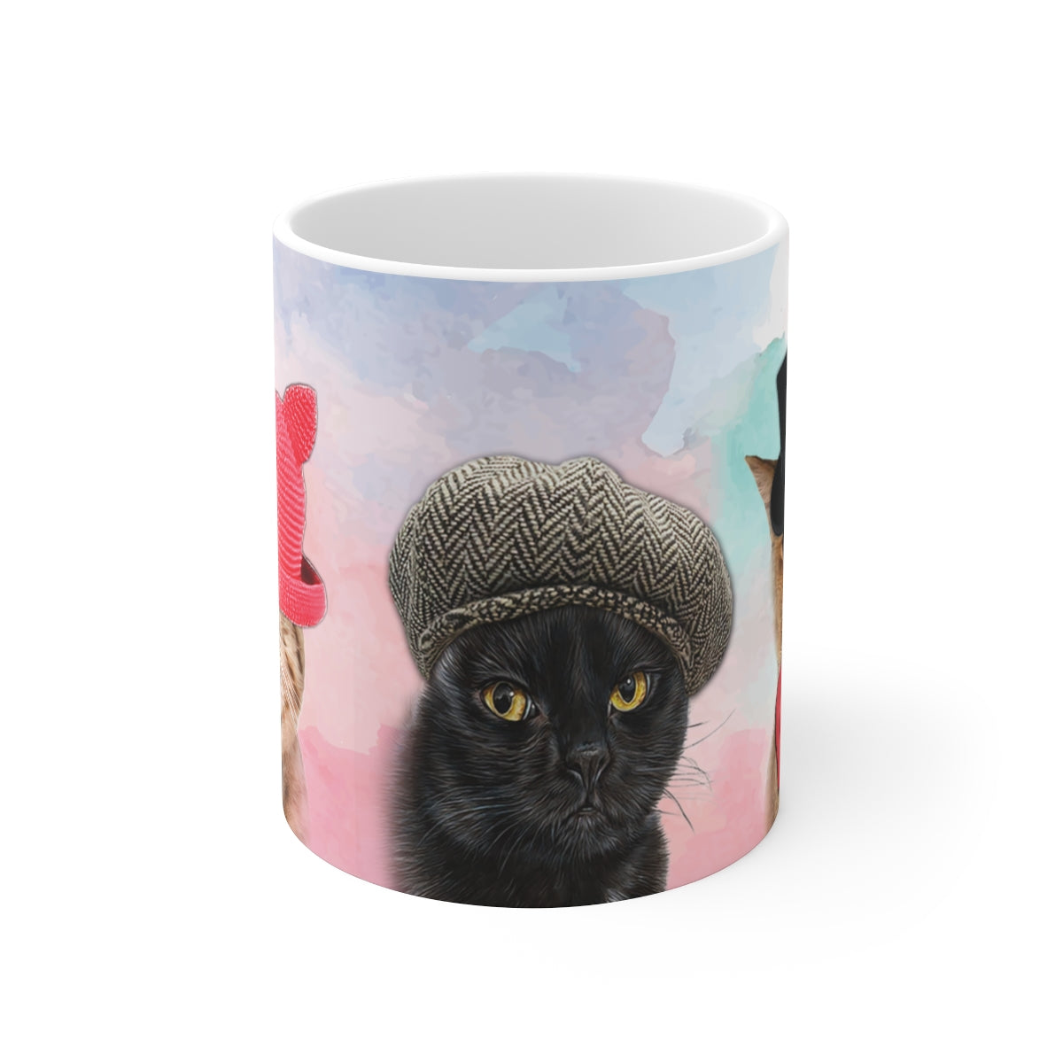 Cats In Hats Mug (White)