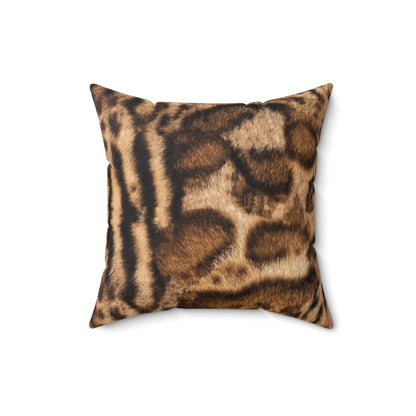 Brown Bengal Pillow