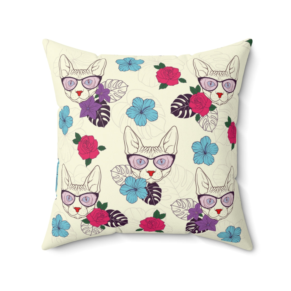 Flower Sphynx Pillow