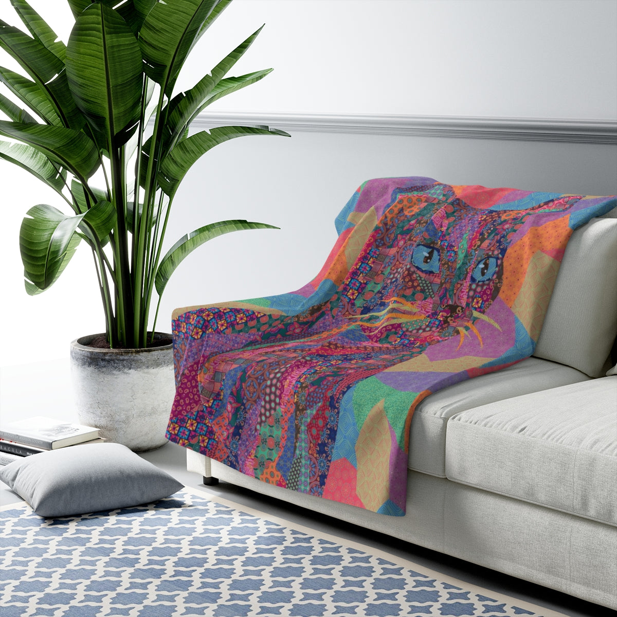 Rainbow Fleece Blanket