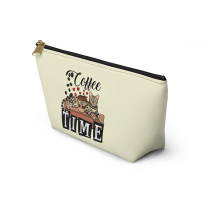C☕ffee Beans & L❤️VE Hearts Accessory Bag
