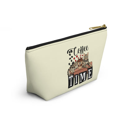 C☕ffee Beans & L❤️VE Hearts Accessory Bag